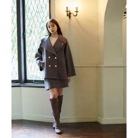 ウールカルゼpコート ジル バイ ジルスチュアート Jill By Jill Stuart ファッション通販 マルイウェブチャネル