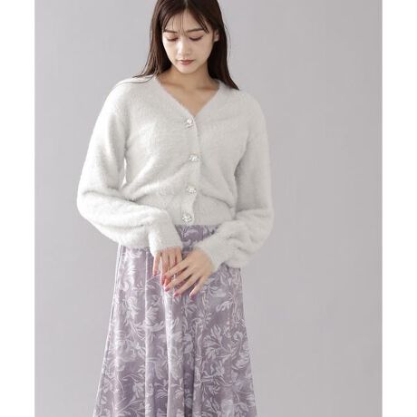 ビジュー釦カーデ | ジル バイ ジル スチュアート(JILL by JILL STUART 