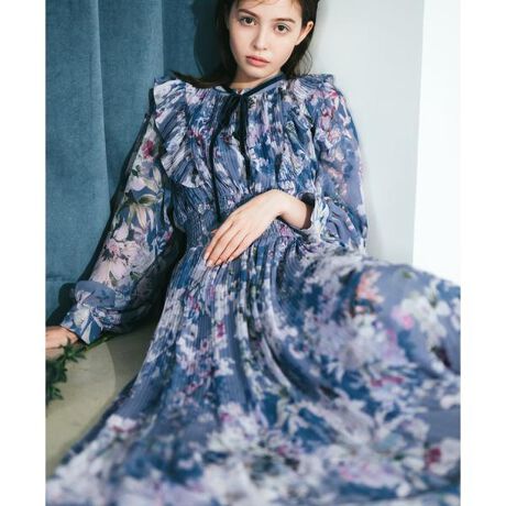 ビッグシアーフラワープリントワンピース | ジル バイ ジル  