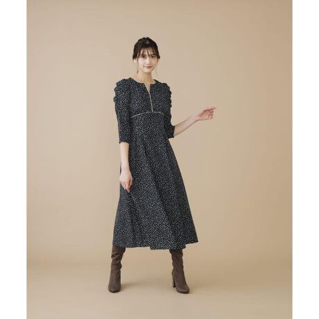 トリミングランダムドットワンピース | ジル バイ ジル スチュアート