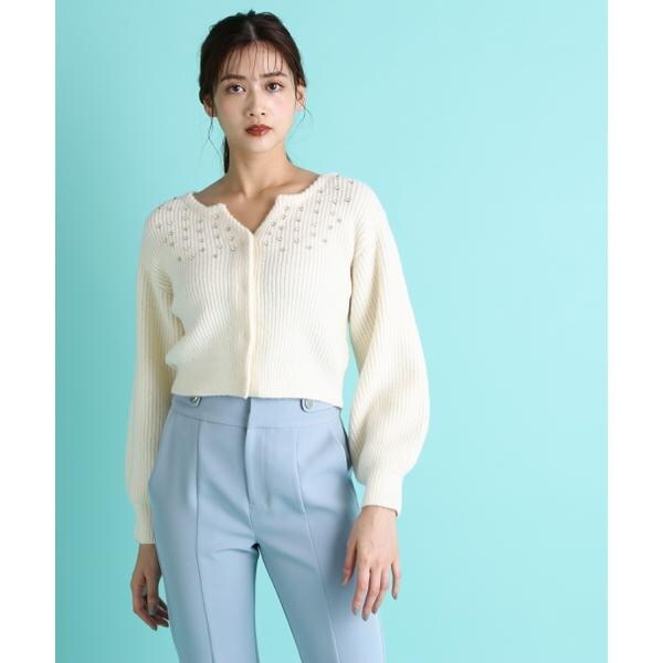 JILL by JILLSTUART ミドルゲージビジューカーデ JILL by JILLSTUART - JILL by JILLSTUART ミドルゲージビジューカーデ