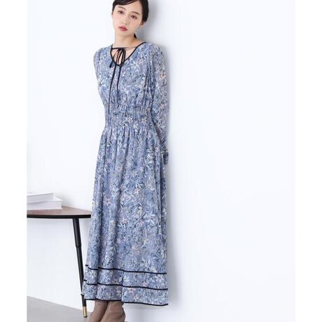 ボタニカルフラワープリントワンピース | ジル バイ ジル スチュアート  