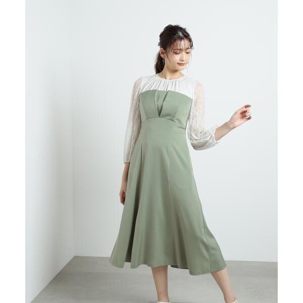 JILL by JILLSTUART デコルテレースマーメイドワンピース 結婚式