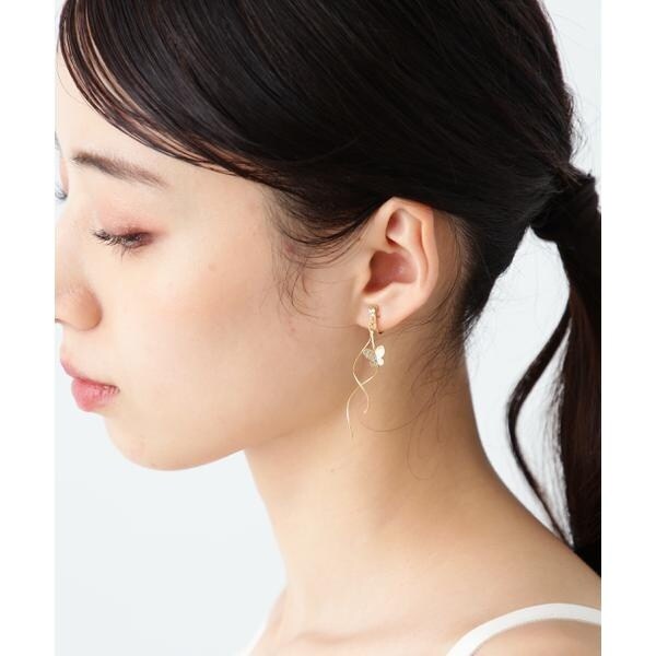 バタフライラインイヤリング | ジル バイ ジル スチュアート