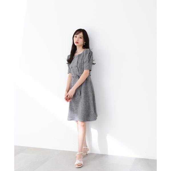 ◇ダブルブレストツイードミニワンピース | ジル バイ ジル