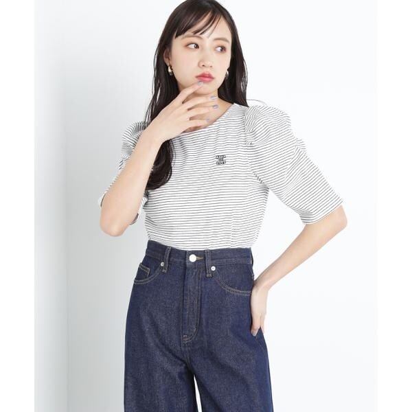 JILL BY JILLSTUART パワショルロゴカットソー パワショルロゴカットソー | ジル バイ ジル スチュアート(JILL