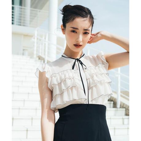 トワルドジュイプリント2ブラウス+ トワルドジュイプリントスカート トワルドジュイプリント2ブラウス | ジル バイ ジル JILL by JILL STUART トワルドジュイプリント2ブラウス