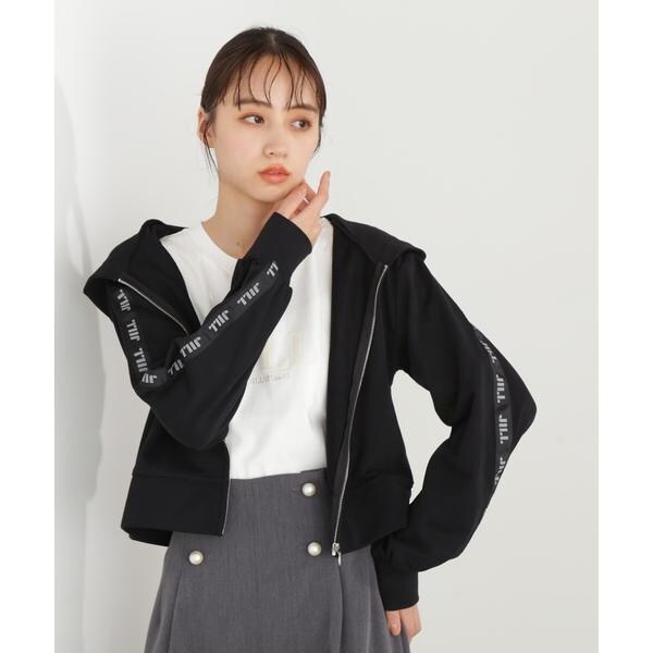 ジルバイジルスチュアート JILLSTUART 裏毛ロゴパーカー ロゴ パーカー 裏毛ロゴパーカー｜ジルバイジルスチュアートの通販｜&mall