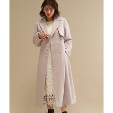 パールボタンウールトレンチコート | ジル バイ ジル スチュアート 