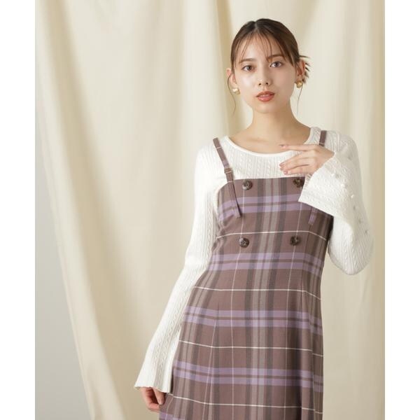 シシュウロゴベルスリーブニット | ジル バイ ジル スチュアート(JILL