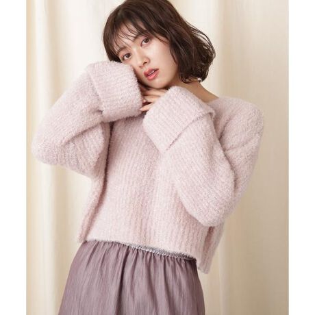 フィルムラメバックリボンニット | ジル バイ ジル スチュアート(JILL 