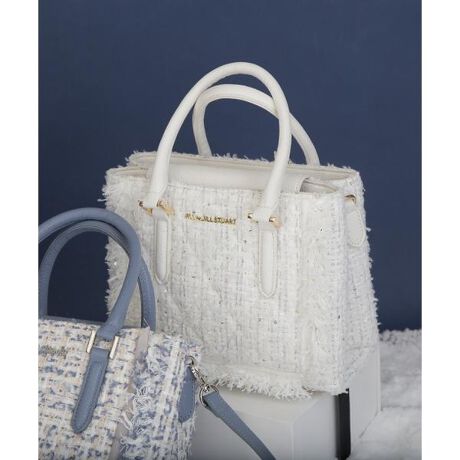 JILL by JILLSTUART ブルームバックパック ツイードホワイト（フレーム  