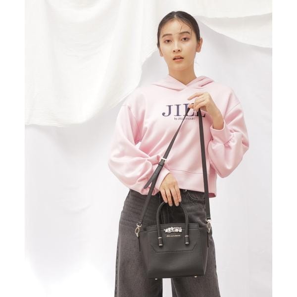 美品✨JILL by JILLSTUART エンボスビジューバック 2way 黒 JILL BY JILLSTUART エンボスビジュー(大)（美品 JILL by