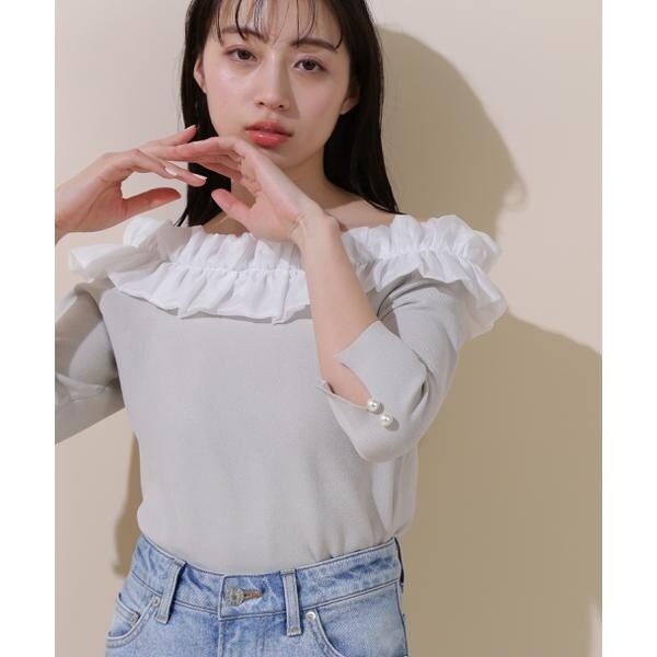 JILLSTUART - 新品ジルスチュアート　フリルブラトップバック　クロスタンクセット JILLSTUART - 新品ジルスチュアート フリルブラトップバック
