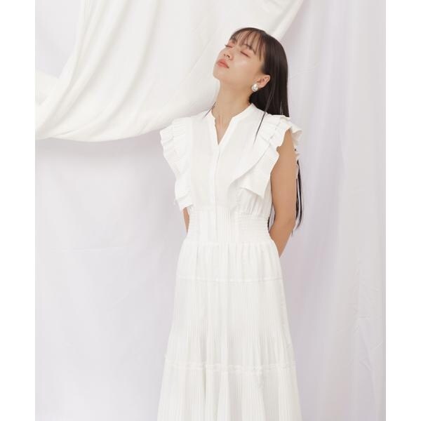 JILL by JILL STUART ボリュームデザインプリーツワンピース セール】ボリュームデザインプリーツワンピース（ワンピース