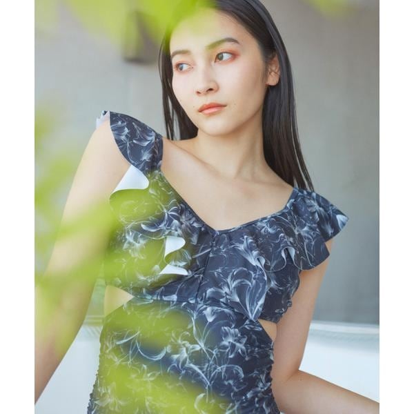 国内配送★JILL by JILL STUART★バックレースフリルワンピース バックレースアップフリルワンピース | ジル バイ ジル