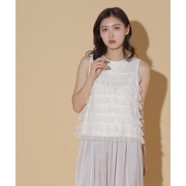 ジルバイジルスチュアート カットワークティアードチュニック カットワークティアードチュニック | JILL by JILL STUART（ジル バイ