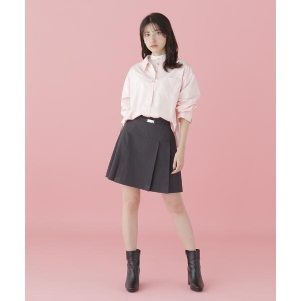 梳毛調プリーツミニスカート | ジル バイ ジル スチュアート(JILL by