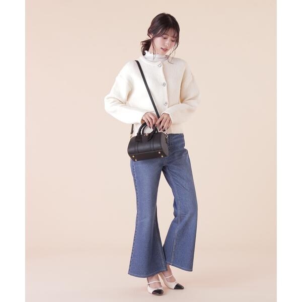パールミラーJボストンバッグ | ジル バイ ジル スチュアート