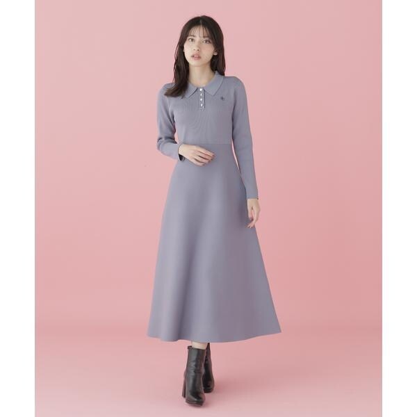 ジルバイジルスチュアート　長袖ポロネックニットワンピース JILL by JILL STUART（ジルバイジルスチュアート）の「◇長袖