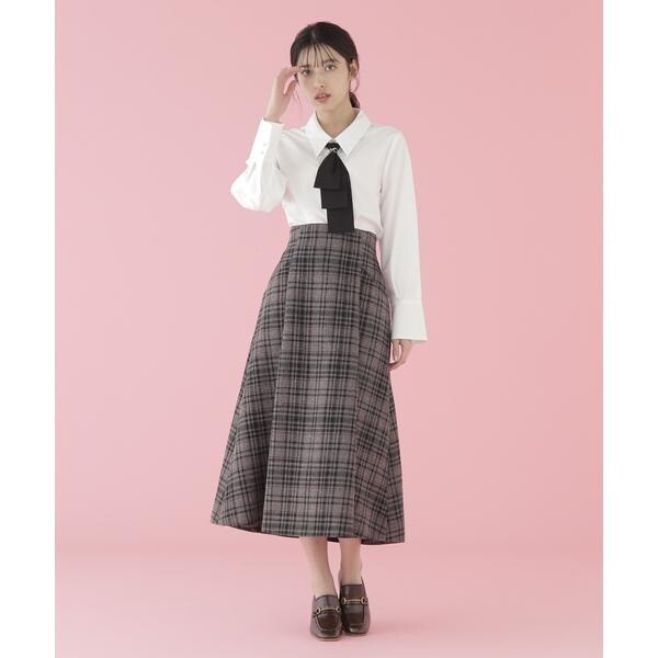 配色ボウタイブラウス　ジルバイジルスチュアート ビッグボウタイブラウス | JILL by JILL STUART（ジル バイ ジル