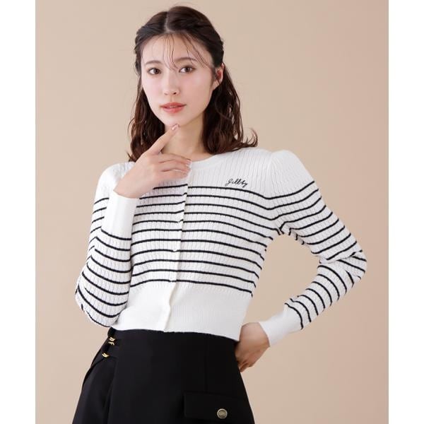 楽天市場】【SALE／30%OFF】ラメフェザー半袖カーディガン JILL