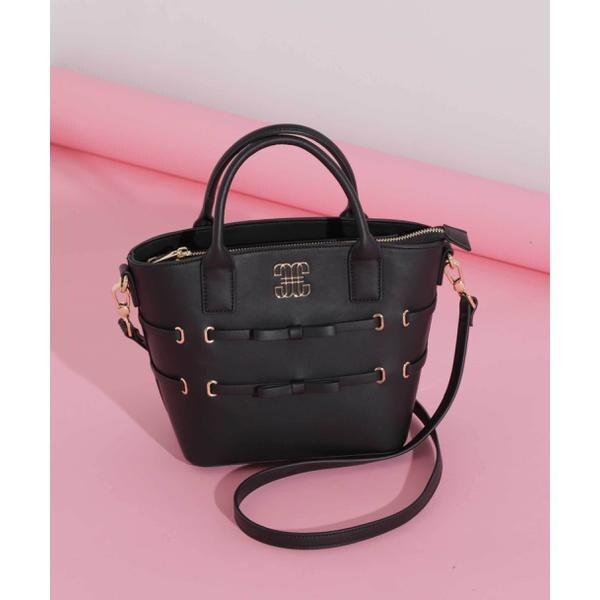 ジルバイジルスチュアート BowリンクJトートバッグ ブラック 新品未使用品 ジルバイジルスチュアート JILL by JILLSTUART BowリンクJトート