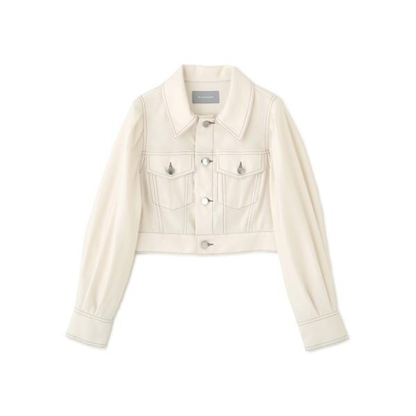 JILL STUART ジルスチュアート デニムライクシリーズジャケット デニムライクステッチシリーズ2 Gジャン | ジル バイ ジル