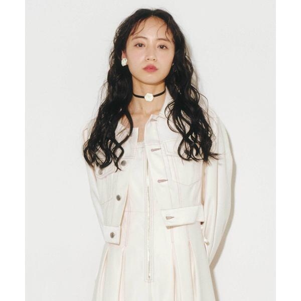 JILL by JILLSTUART　デニムライクステッチシリーズ2 Gジャン ジルバイジルスチュアート JILL by JILLSTUART デニムライクステッチ