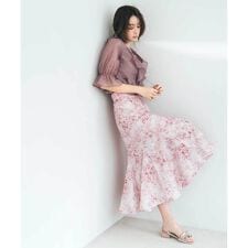 ジル バイ ジル スチュアート(JILL by JILL STUART)のフラワープリントフレアスカート
