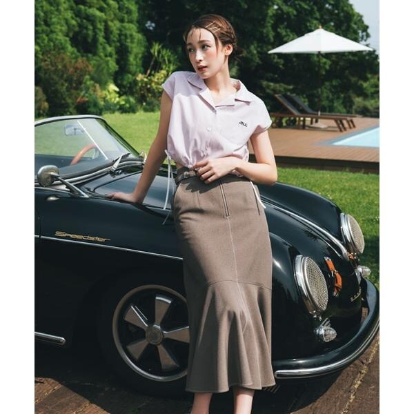 フロントファスナーマーメイドスカート | ジル バイ ジル スチュアート