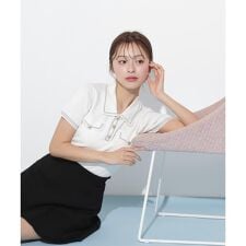 ステッチポロニット