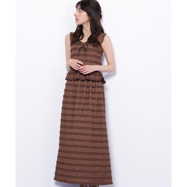 バイカラーストレッチレースセットアップ