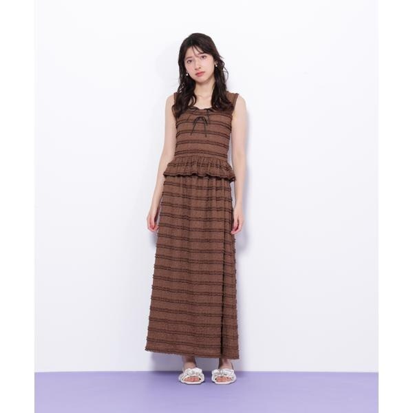 バイカラーストレッチレースセットアップ