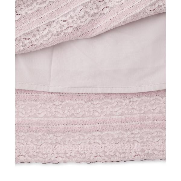 バイカラーストレッチレースセットアップ