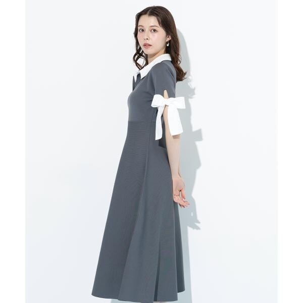 ジルバイジルスチュアート　ダブルカラーニットワンピース ダブルカラーニットワンピース | JILL by JILL STUART（ジル