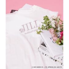 ＜マイメロディ＆クロミコラボ＞オーガニックコットン刺繍ロゴTシャツ