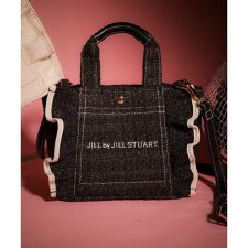 ジル バイ ジル スチュアート(JILL by JILL STUART)の＜フリルトートミニ＞ツイード