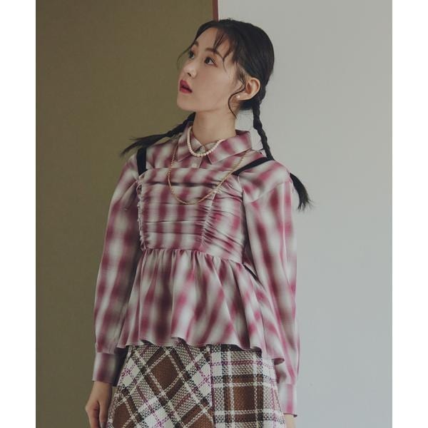 JILLSTUART - 【セット】JILLSTUART フィリーブラウス M&amp; 長袖ブラウス　ホワイト系 セール】長袖プリーツラッフルフリルブラウス（シャツ/ブラウス