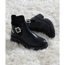 ジル バイ ジル スチュアート(JILL by JILL STUART)のビジューベルトショートブーツ