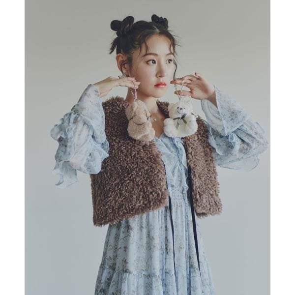 リボンダッフルショートファーコート | ジル バイ ジル スチュアート