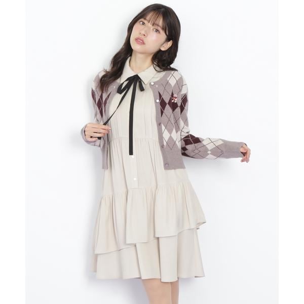 パールフリンジニットワンピース | ファーファー(FURFUR) | マルイ