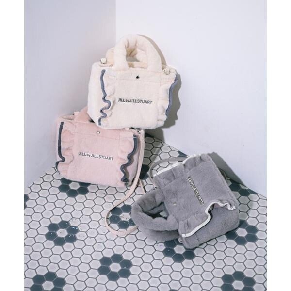 フリルトートミニ＞フェイクファー | ジル バイ ジル スチュアート