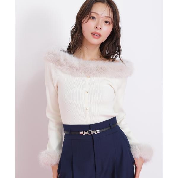 ボウタイリブニット | ジル バイ ジル スチュアート(JILL by JILL