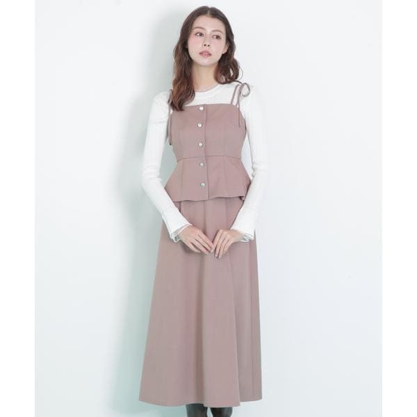 シアーチェックボリュームフリルワンピース | ジル バイ ジル