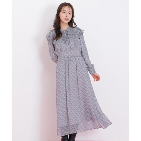 ダブルカラーニットワンピース　JILL by JILL STUART ダブルカラーニットワンピース | JILL by JILL STUART（ジル