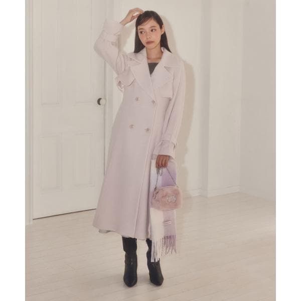【極美品】TOCCA トッカ　キルティングコート　ロング丈　Aライン　フード付き LAURA キルティングロングコート | トッカ(TOCCA) | マルイ