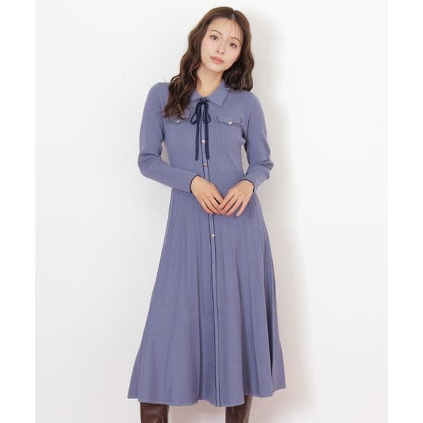 ビッグチェックニットワンピース | ジル バイ ジル スチュアート