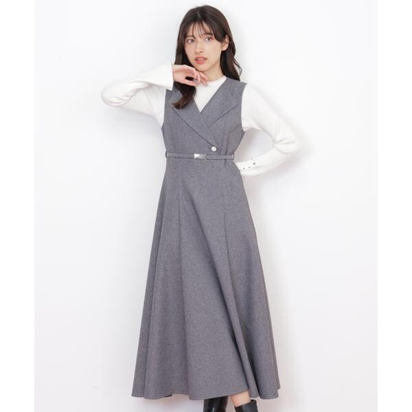 ダブルカラーニットワンピース　JILL by JILL STUART ダブルカラーニットワンピース | ジル バイ ジル スチュアート(JILL by