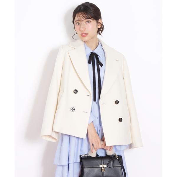 ジャケット・アウター JILLSTUART FUR COLLAR PEACOAT JILLSTUART FUR COLLAR PEACOAT